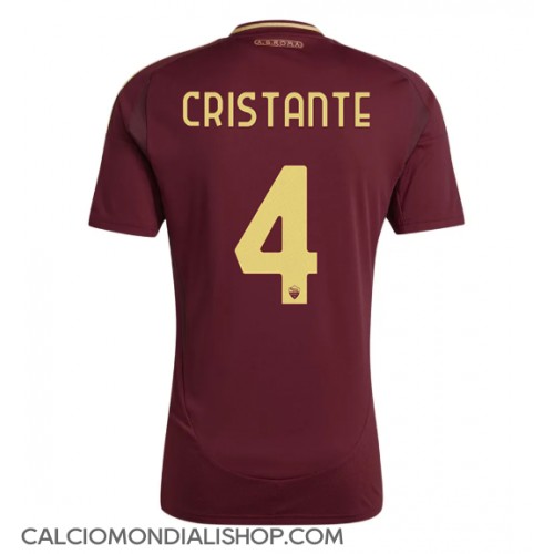 Maglie da calcio AS Roma Bryan Cristante #4 Prima Maglia 2024-25 Manica Corta